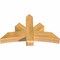 Ekena Millwork Alberta Rough Sawn Timber Gable Bracket, Western Red Cedar, 48"W x 30"H x 6"D x 6"F, 15/12 Pitch GBW048X30X0606ALB00RWR - alternate 5